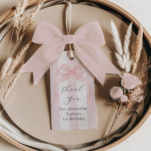 Meisjes willen gewoon een 1e verjaardag zijn cadeaulabel