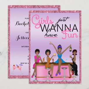 Meisjes willen gewoon een leuk vrijgezellenfeest kaart