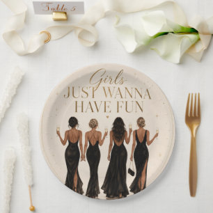 Meisjes Willen Gewoon Feest Vieren Bachelorette Pa Papieren Bordje