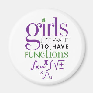 Meisjes willen gewoon functies wiskunde magneet he