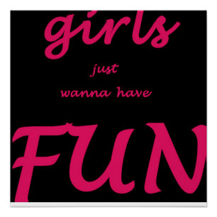 meisjes willen gewoon lol hebben perfect poster