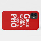 Meisjes willen gewoon Phở hebben Case-Mate iPhone Case (Achterkant (horizontaal))
