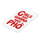 Meisjes willen gewoon Phở hebben Magneet (Linkerzijde)