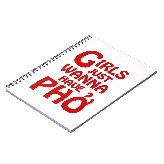 Meisjes willen gewoon Phở hebben Notitieboek (Linkerzijde)