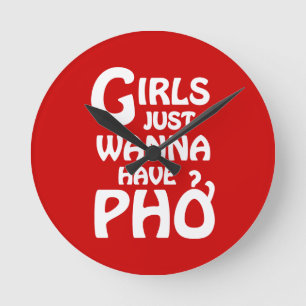 Meisjes willen gewoon Phở hebben Ronde Klok