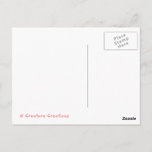 Meisjes willen gewoon plezier hebben. Briefkaart (Achterkant)