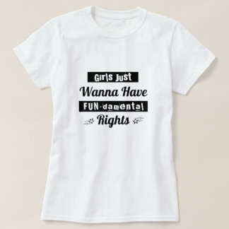 Meisjes willen gewoon rechten hebben | T-shirt