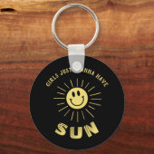 Meisjes willen gewoon Sun 🌞 hebben Sleutelhanger (Voorkant)