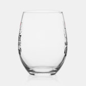 Meisjes willen gewoon wijn stamloos glas (Links)