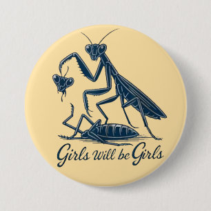 Meisjes worden meisjes Button