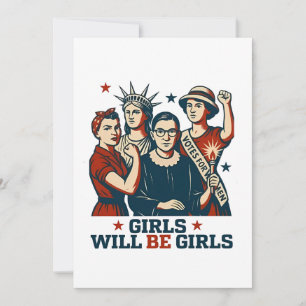 Meisjes worden meisjes feminisme vrouwen empowerme kaart