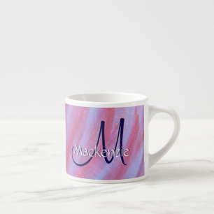 Meisjes Zebra Abstract Paars monogram crèmeroze Espresso Kop