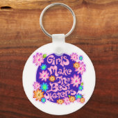 Meisjes zijn de beste Skaters. Sleutelhanger (Voorkant)