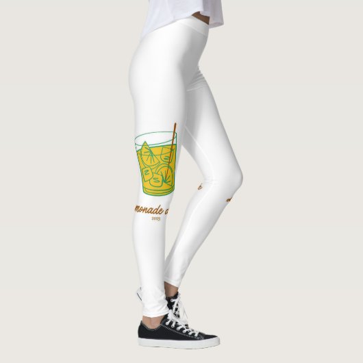 Meisjes Zomer drink Design leggings (Rechts)