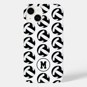 meisjes zwart wit volleyballen patroon Case-Mate iPhone 14 hoesje