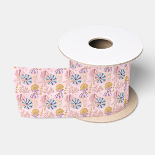 Meisjesachtig Baby Roze Onder de Zee Glitterig Lint