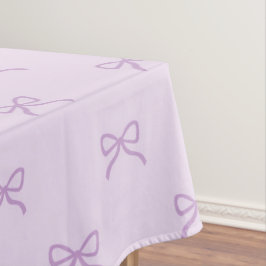 Meisjesachtig chic paars lint patroon lente & zome tafelkleed