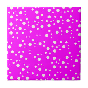 Meisjesachtig effen roze fuchsia muur Licht helr Tegeltje