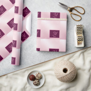 Meisjesachtig Roze Vrouwelijk Zachte Glans Ombre m Cadeaupapier