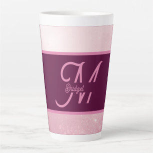 Meisjesachtig Roze Vrouwelijk Zachte Glans Ombre m Latte Mok