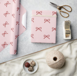 Meisjesachtige Baby Meisje Shower Voorbereid Roze  Cadeaupapier