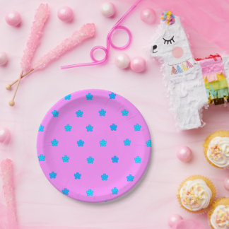 Meisjesachtige Daisy Roze/ Aqua> Iphone 6 Hoesje Papieren Bordje