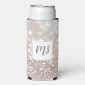 Meisjesachtige Glitter Schitter Glam Beginletter M (Seltzer Voorkant)