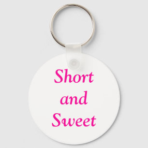 Meisjesachtige korte en lieflijke quote sleutelhanger