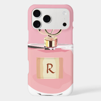 Meisjesachtige Monogram Schoonheid Roze Stijlvolle