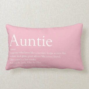 Meisjesachtige Roze Fun Beste Ooit Tante Tante Def Kussen