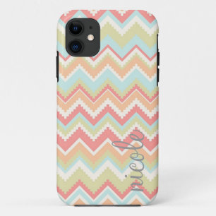 Meisjesachtige trendy Azteekse print persoonlijk iPhone 11 Hoesje