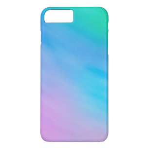 Meisjesachtige zachte regenboogkleurige lucht iPhone 8 plus / 7 plus hoesje