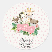 MeisjesBaby shower | Dierenvrienden van Cute Gold