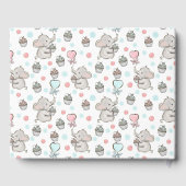 MeisjesBaby shower Gastenboek (Achterkant)