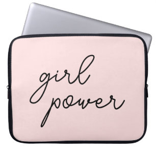 Meisjesbende Schattig Roze Meisjeskracht Moderne F Laptop Sleeve