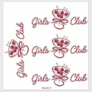 Meisjesclub Sticker