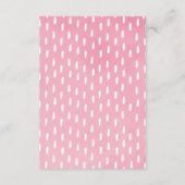 Meisjesdieren rijden met doucherboeken voor Baby Informatiekaartje (Achterkant)