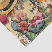 Meisjesdroom Collage Tissuepapier (Detail)