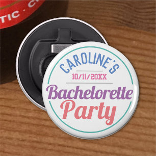 Meisjesfeest van een Bachelorette Party-fles Button Flesopener