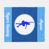 Meisjesfiguur Skleece Blanket Fleece Deken (Voorkant (Horizontaal))