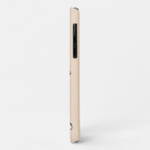 Meisjesgepersonaliseerde naam, Fancy script, linen Case-Mate iPhone Case (Achterkant/links)