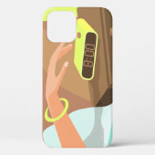 Meisjeshand die de alarmklok aandrukt Case-Mate iPhone case (Achterkant)