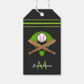 Meisjesjongens Softball Team Naam Aangepaste tekst Cadeaulabel (Voorkant)