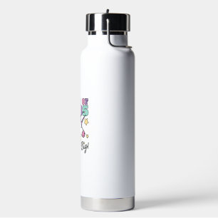 Meisjesklas van 2035 Magische Eenhoorn Afstudeerho Waterfles