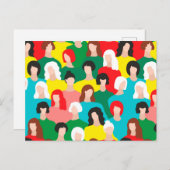 Meisjeskracht Briefkaart (Voorkant / Achterkant)