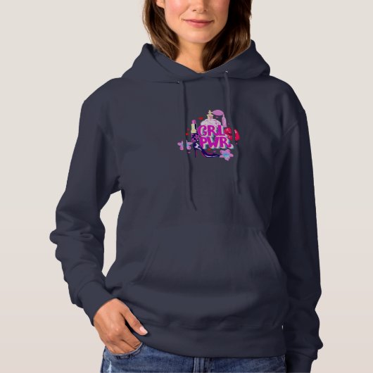 Meisjeskracht Hoodie (Voorkant)