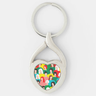 Meisjeskracht Sleutelhanger