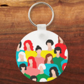 Meisjeskracht Sleutelhanger (Voorkant)