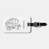 Meisjeskrachtsculpboat Thunder_Cove Bagagelabel (Voorkant horizontaal)