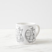 Meisjeskrachtsculpboat Thunder_Cove Espresso Kop (Voorkant rechts)